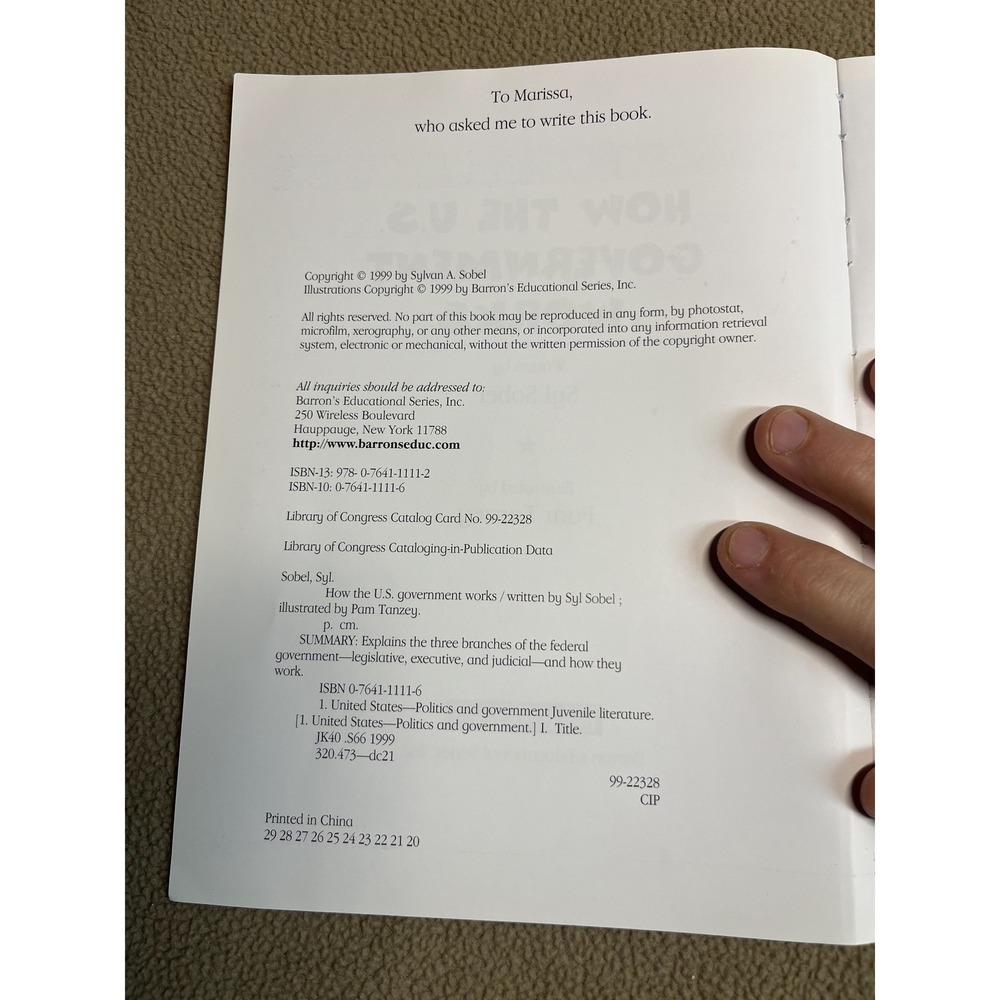 Barron How the US Government Works The Bill of Rights Kids Educational Books Lot - Picture 4 of 7